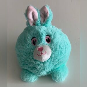Tom's Toys Bunny Rabbit Plush Stuffed Turquoise/Green Soft